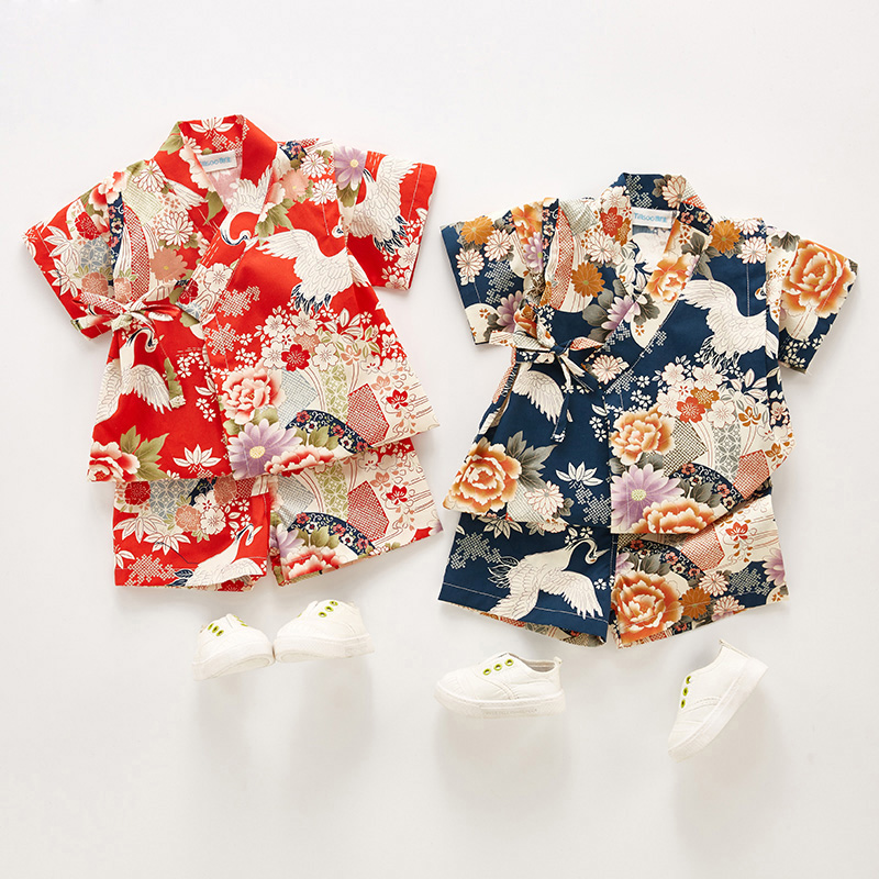 Summer Clothing Baby Girl - Zomer Kinderen Yukata Kleding Meisje Jongen