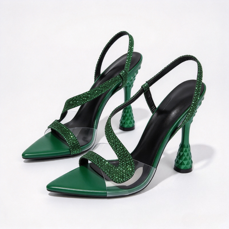 Summer Clothing Brands - Sexy, luxe sandalen met strasssteentjes voor