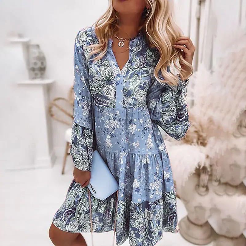Casual Bloemenprint Jurken Voo - Summer Zara recensie en prijs