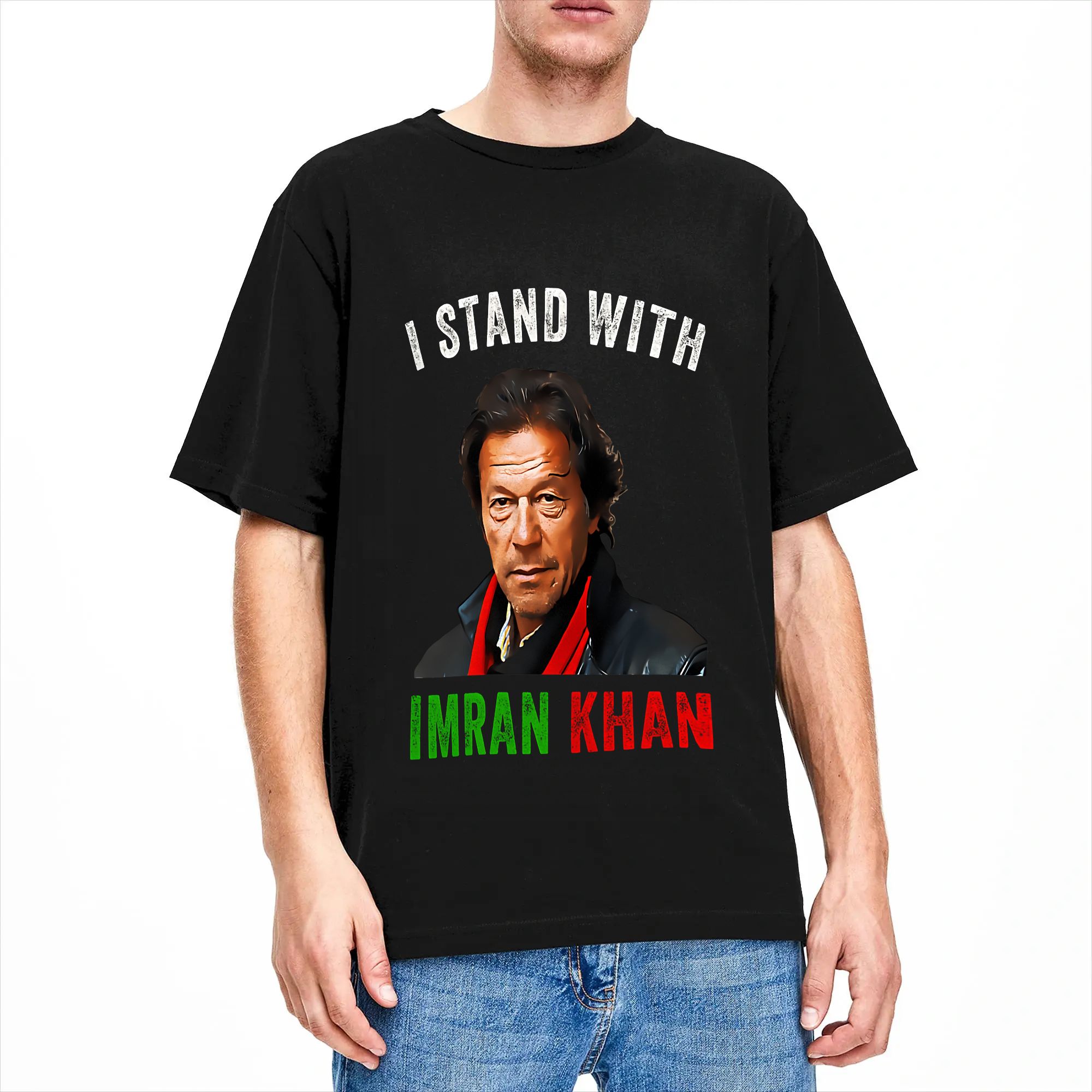 Heren T-shirt I Stand With Imr - Summer Clothing Pakistan recensie en prijs