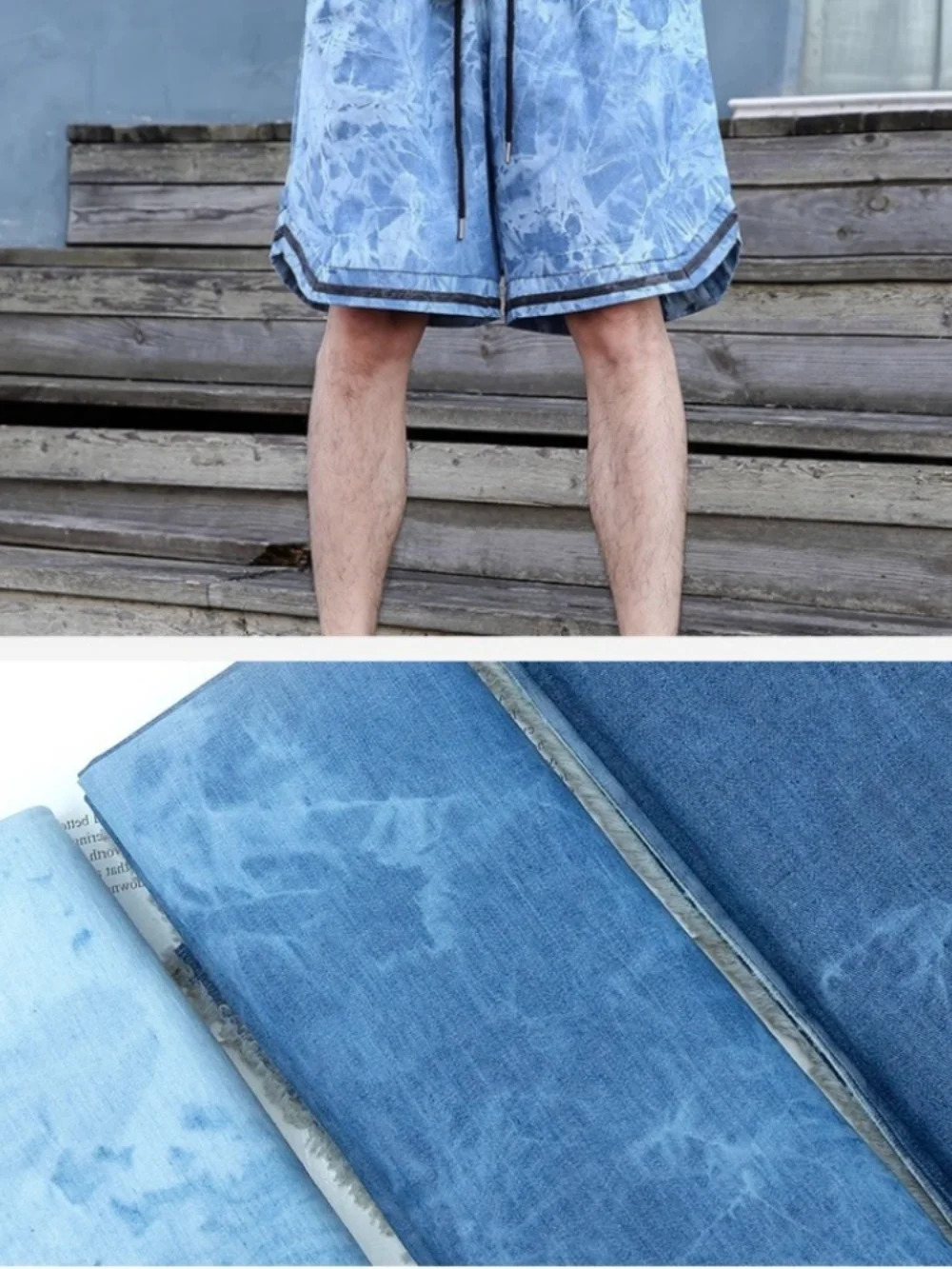 Gewassen gebonden denimstof, p - Summer Clothing Wholesale recensie en prijs