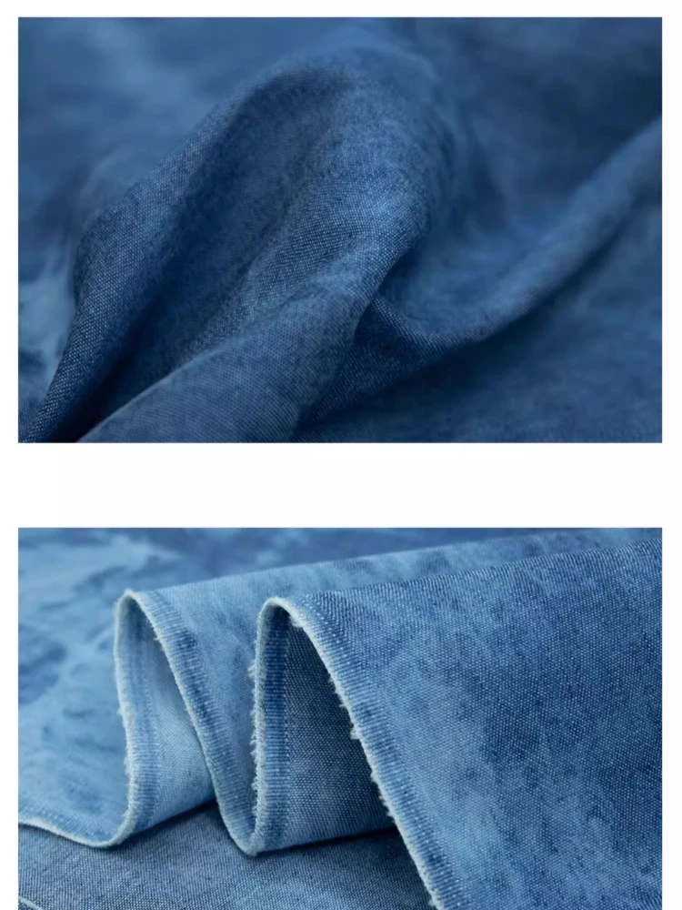 Gewassen gebonden denimstof, p - Summer Clothing Wholesale recensie en prijs