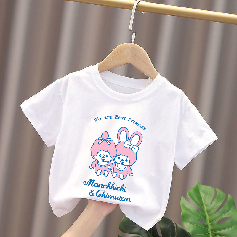 Monchhichi Kids T-shirts Anime - Summer Clothing Baby Girl recensie en prijs