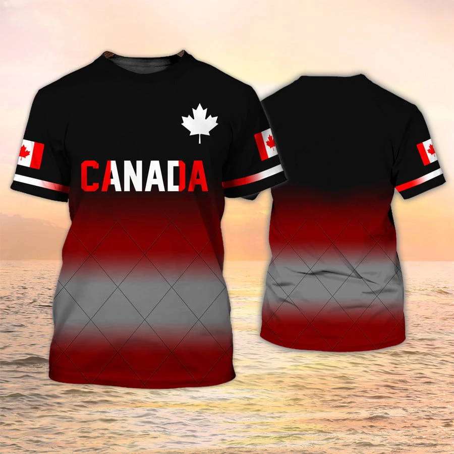 Canada Vlag 3D Print T-shirts  - Summer Clothing Women Canada recensie en prijs