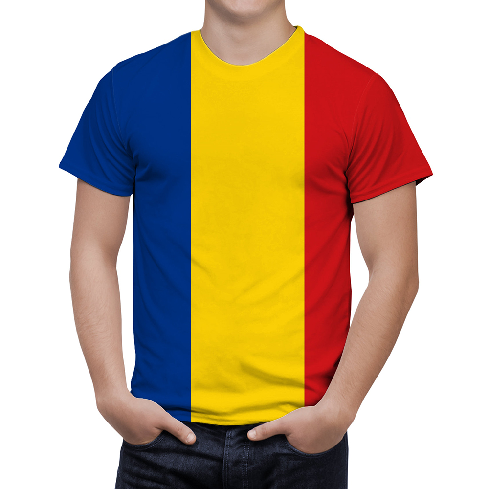 Roemenië Vlag Grafisch T-Shirt - Summer Clothing Wholesale recensie en prijs